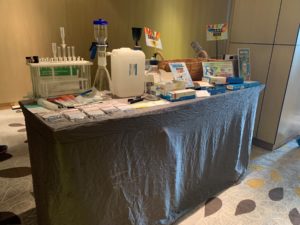 icube events_agilent laboratory innovations equipment showcase setup